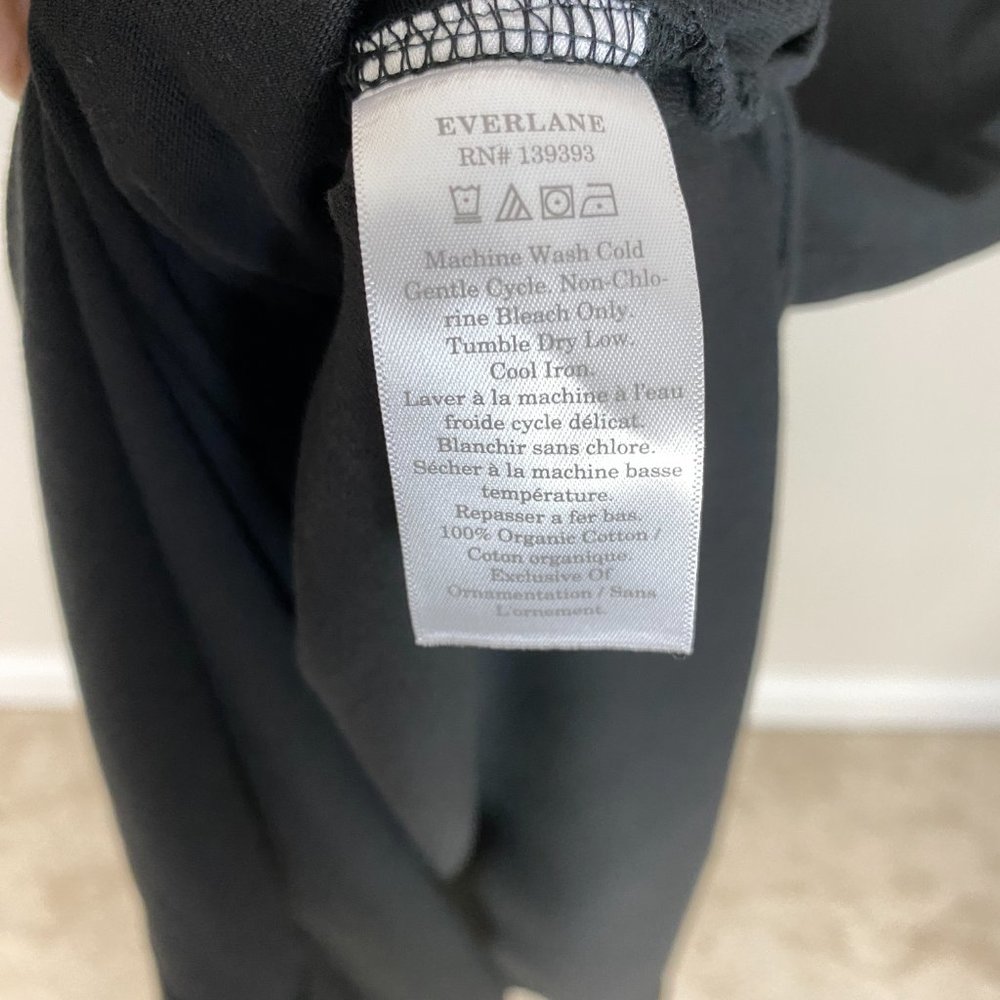 Everlane Black Maxi T-Shirt Dress - Picture 4 of 6